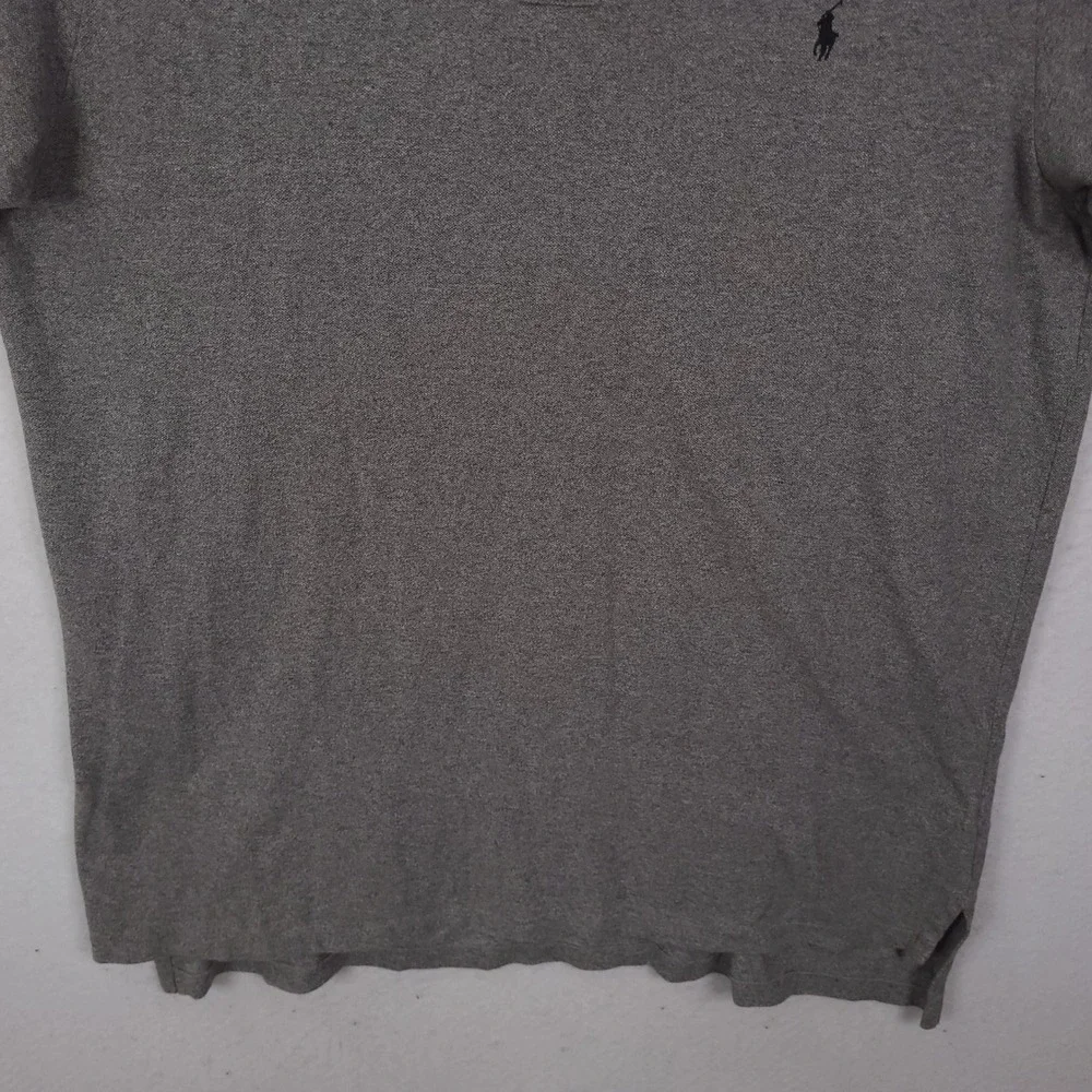 Polo Ralph Lauren Polo Shirt Mens 2XLT Grey Short Sleeve Cotton Pique Pony Logo